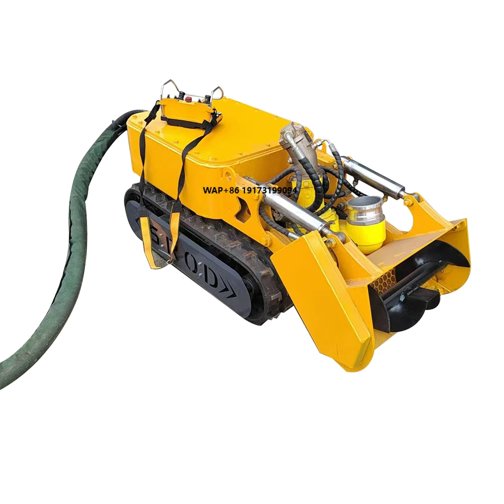 Robot Track - หุ่นยนต์ขุดลอกดินในแม่น้ำสำหรับงานอุตสาหกรรมและพาณิชย์ ใช้สายพานยางสำหรับเคลื่อนที่