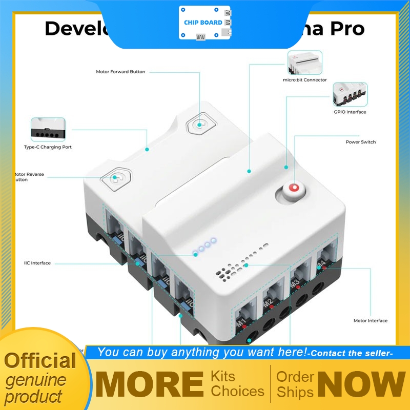 Microbit - ชุดอุปกรณ์พลังงานเชิงกล ELECFREAKS micro:bit Nezha Pro AI