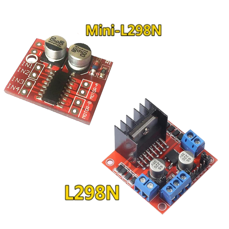 Motor Driver L298N - L298N โมดูลบอร์ด L298N stepper มอเตอร์สมาร์ทรถหุ่นยนต์ breadboard