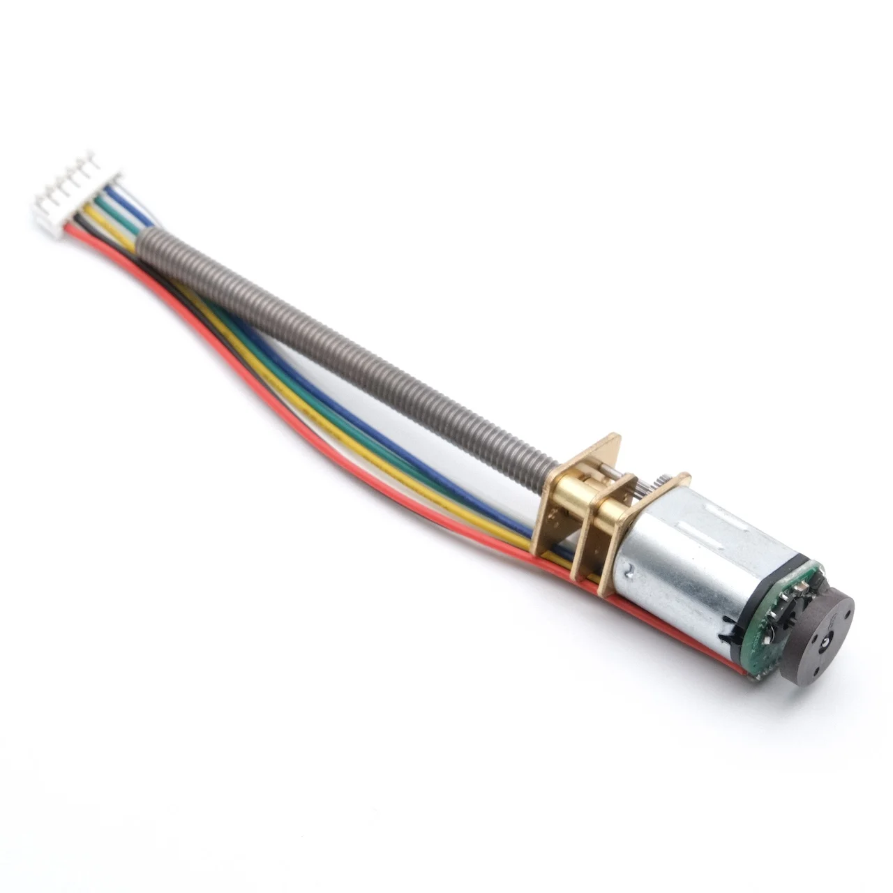 Dc Motor 12V - มอเตอร์เกียร์ DC พร้อมแกนเกลียวสำหรับเอนโค้ดเดอร์ แรงดันไฟ 3V 6V