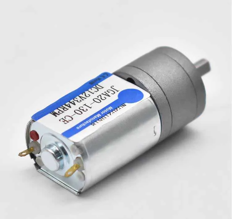 Dc Motor 12V - JGA20-130 มอเตอร์เกียร์ขนาดเล็ก 20 มม. ความเร็วต่ำ DC