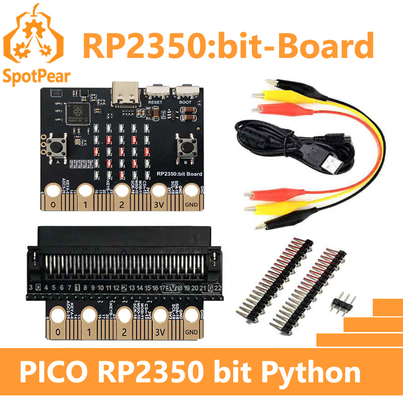Microbit - Raspberry Pi Pico 2 RP2350 บิตบอร์ดขนาดพอร์ตสูงใช้งานร่วมกับ