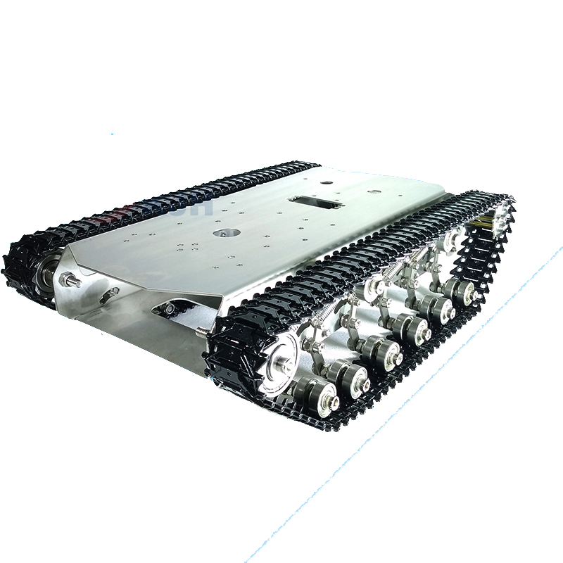 Tracked Robot Chassis - รถถังบังคับวิทยุ Big Load TS600 โครงโลหะพร้อมมอเตอร์ DC