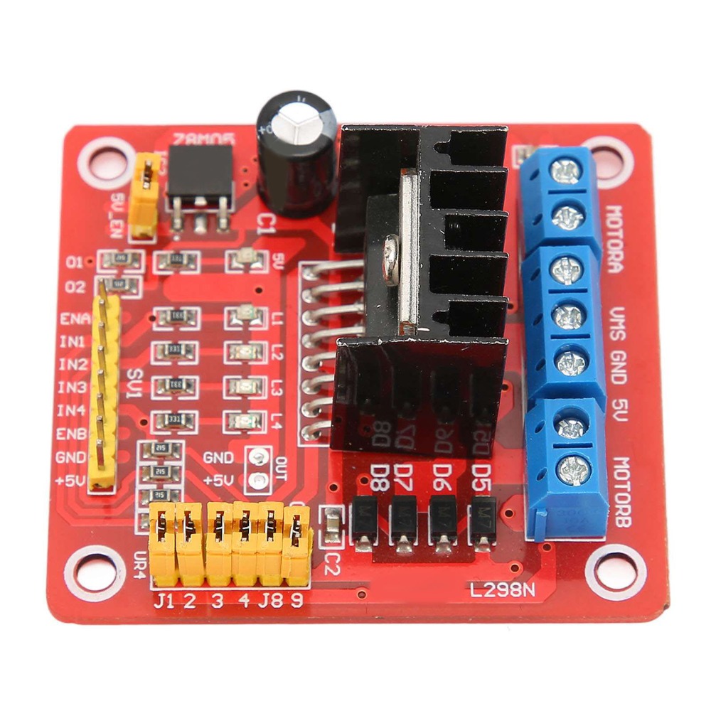 L298N โมดูลไดรเวอร์สเต็ปเปอร์ม - Motor Driver L298N บทวิจารณ์และราคา