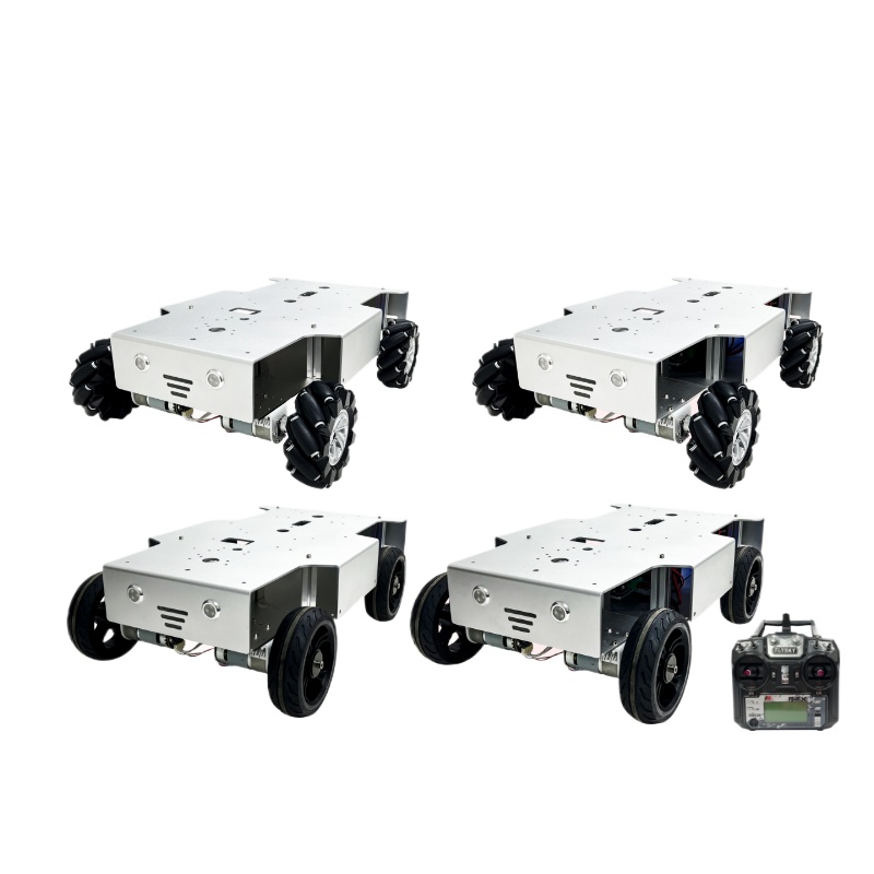 หุ่นยนต์ล้อสี่ล้อขับเคลื่อนสี่ - Tracked Robot Chassis บทวิจารณ์และราคา