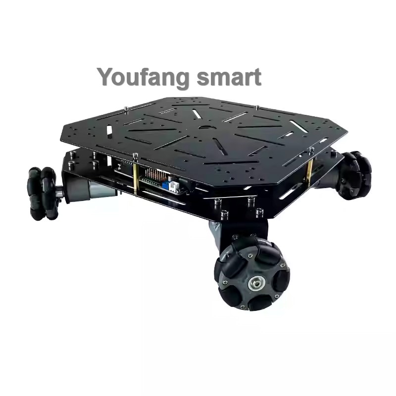 ชุดโครงรถหุ่นยนต์ล้อออมนิ 4 ล้ - Omni Wheel บทวิจารณ์และราคา