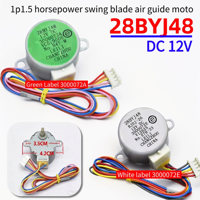 มอเตอร์สเต็ปเปอร์ DC 12V 28BYJ - Dc Motor 12V บทวิจารณ์และราคา