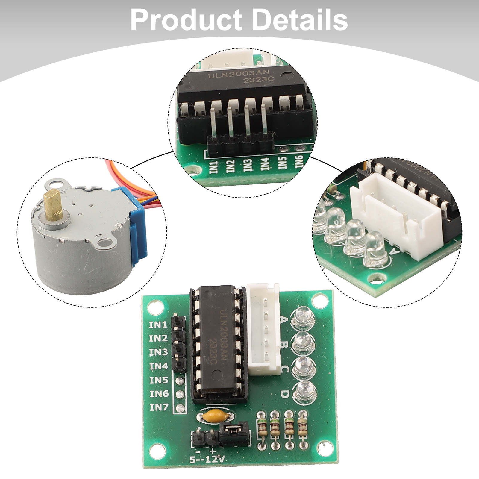 มอเตอร์สเต็ปเปอร์ 5V 4 เฟส รุ่ - 28Byj-48 บทวิจารณ์และราคา