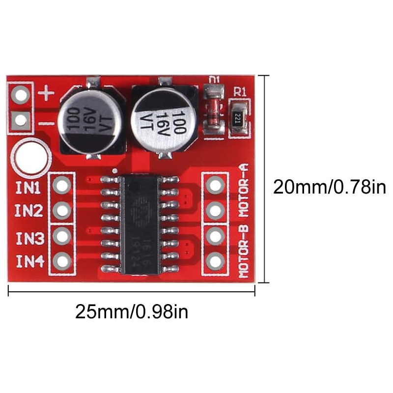 10PCS L298N Mini DC โมดูลไดร์เ - Motor Driver L298N บทวิจารณ์และราคา