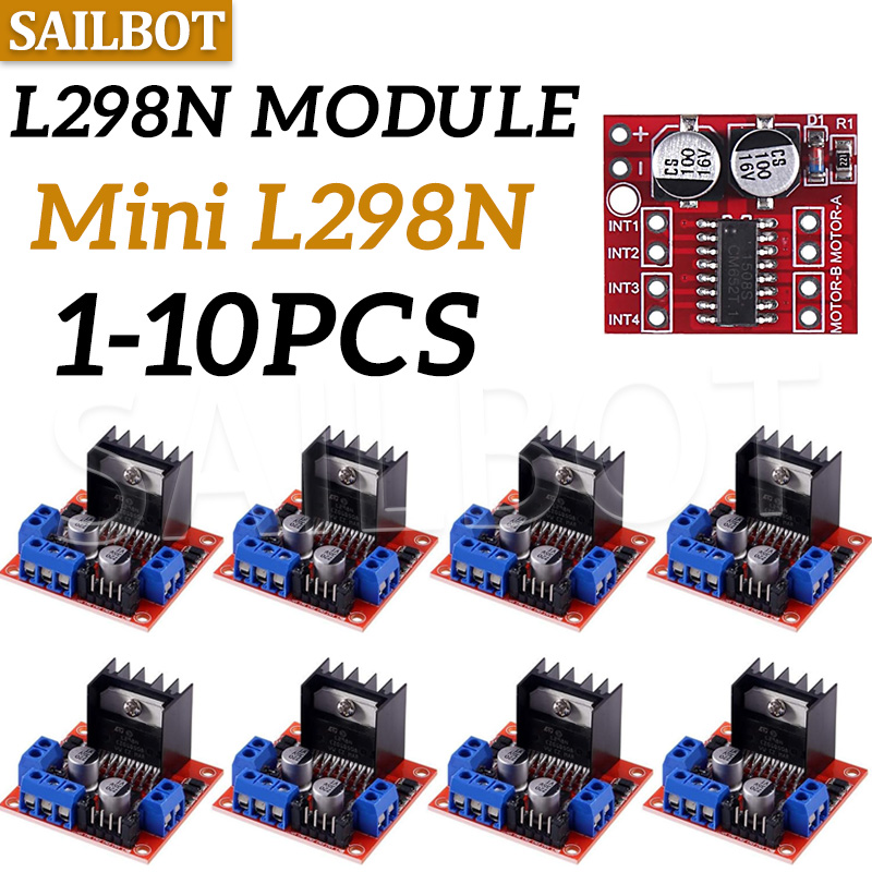 1/5/10PCS L298N DC มอเตอร์ MX1 - Motor Driver L298N บทวิจารณ์และราคา