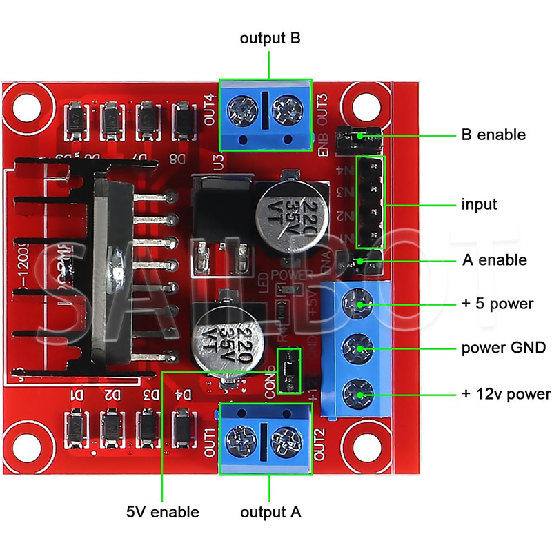 1/5/10PCS L298N DC มอเตอร์ MX1 - Motor Driver L298N บทวิจารณ์และราคา