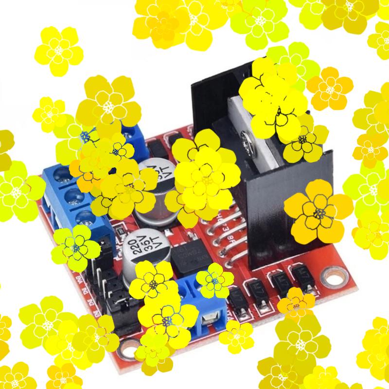 โมดูลบอร์ดควบคุมมอเตอร์ L298N  - Motor Driver L298N บทวิจารณ์และราคา