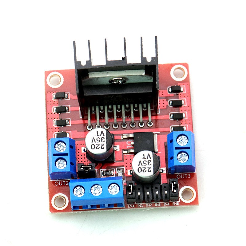 โมดูลบอร์ดควบคุมมอเตอร์ L298N  - Motor Driver L298N บทวิจารณ์และราคา