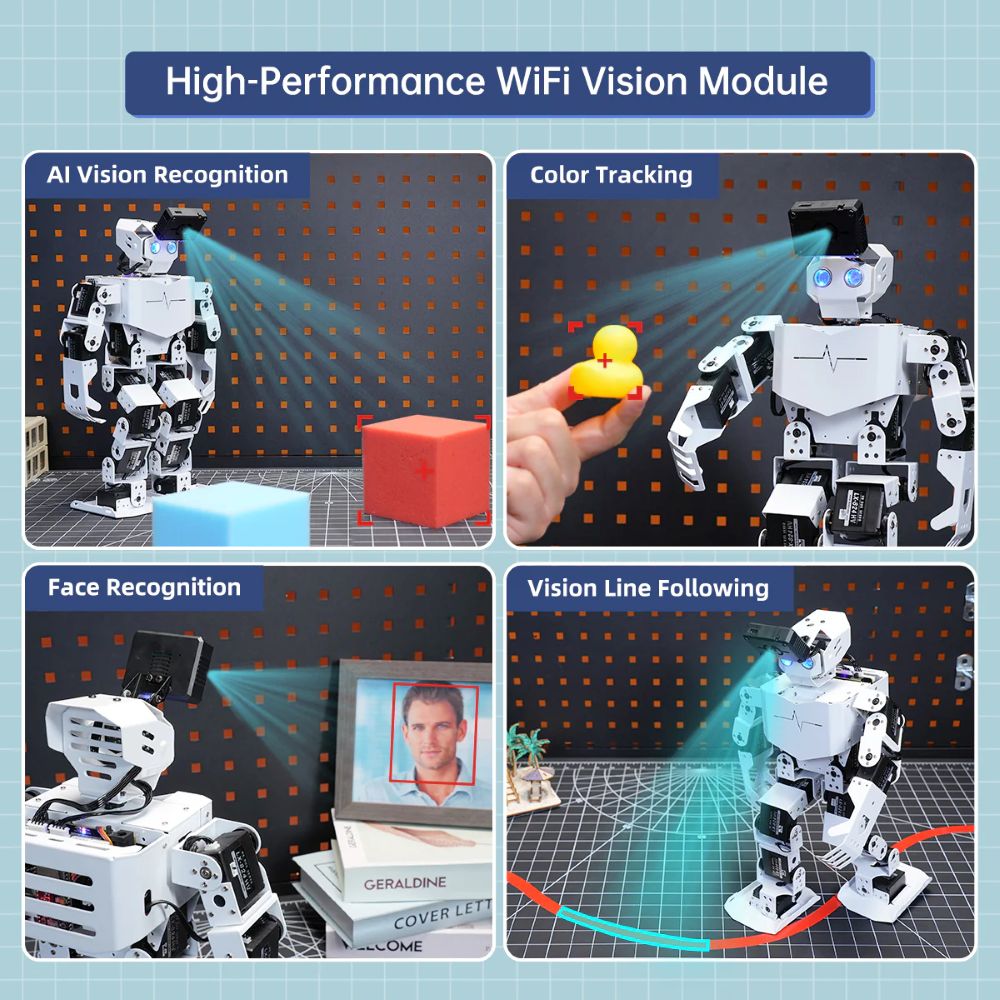 หุ่นยนต์ฮิวแมนนอยด์ Hiwonder T - Robot Kit บทวิจารณ์และราคา