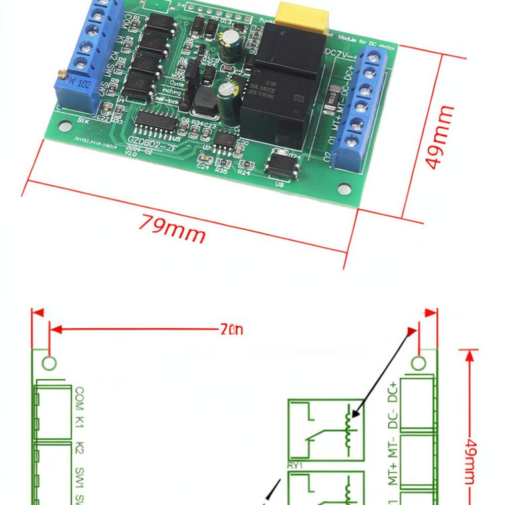 ตัวควบคุมมอเตอร์กระแสตรงสำหรับ - Dc Motor 12V บทวิจารณ์และราคา