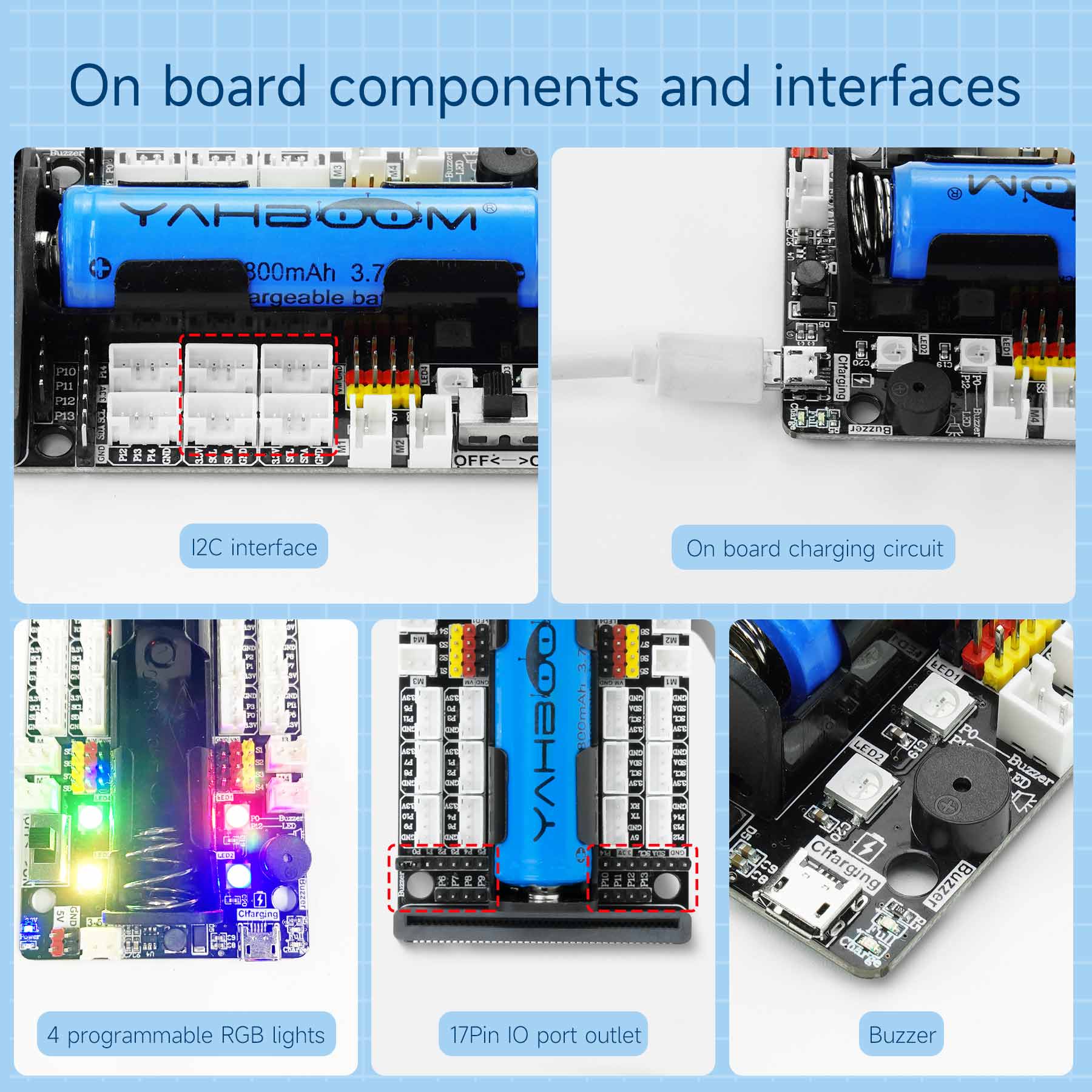บอร์ดขยาย Yahboom Superbit Mic - Microbit บทวิจารณ์และราคา