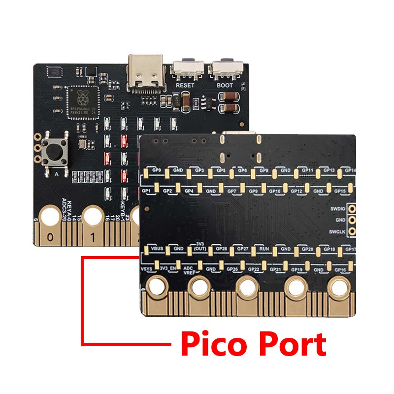 Raspberry Pi Pico 2 RP2350 บิต - Microbit บทวิจารณ์และราคา