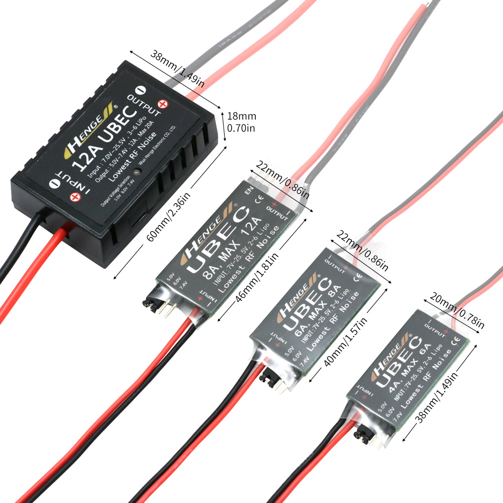 HENGE BEC 4A 6A 8A 12A UBEC 5V - Tracked Robot Chassis บทวิจารณ์และราคา