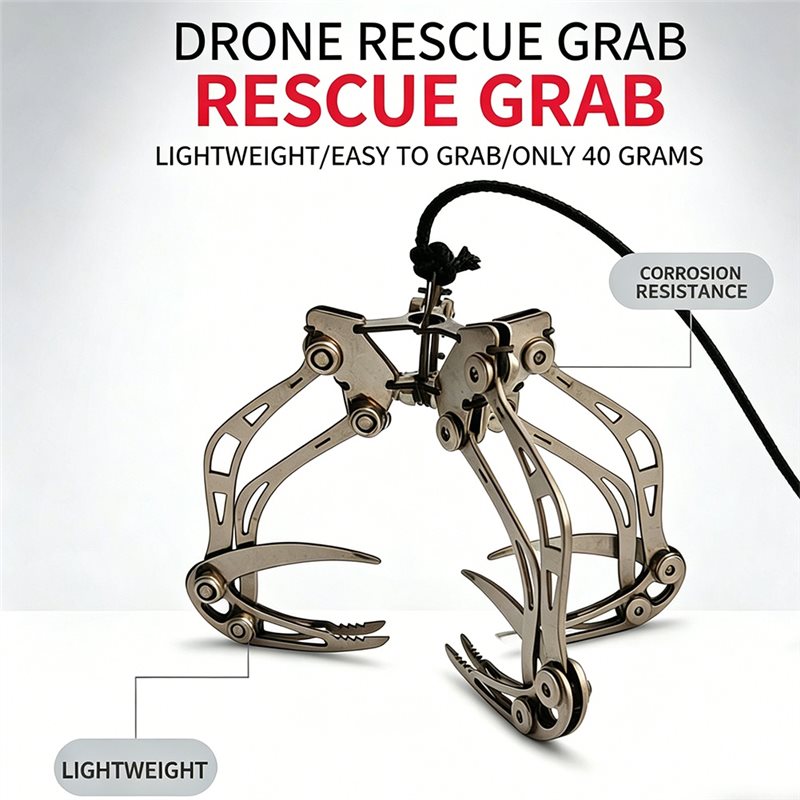 ตะขอเกี่ยวสำหรับกู้ภัยของโดรน  - Robot Gripper Claw บทวิจารณ์และราคา