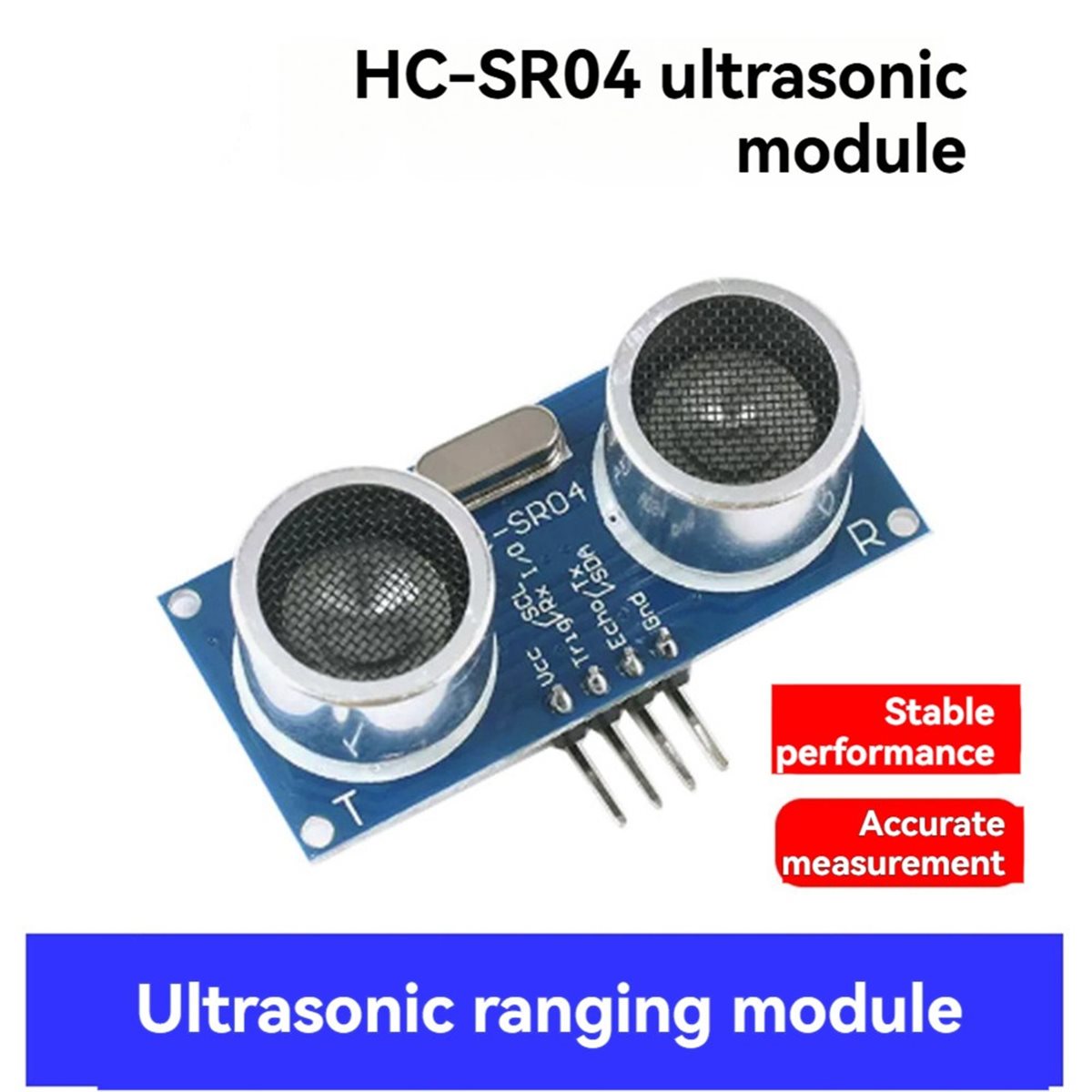 6PCS HC-SR04 อัลตราโซนิกเซนเซอ - Ultrasonic Distance Sensor บทวิจารณ์และราคา