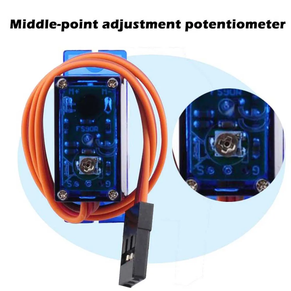4 ชุด Feetech FS90R เซอร์โว 36 - Micro Servo บทวิจารณ์และราคา