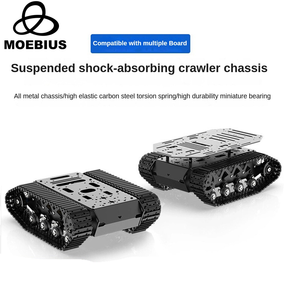 แชสซีถังดูดซับแรงกระแทกโลหะน้ำ - Tracked Robot Chassis บทวิจารณ์และราคา