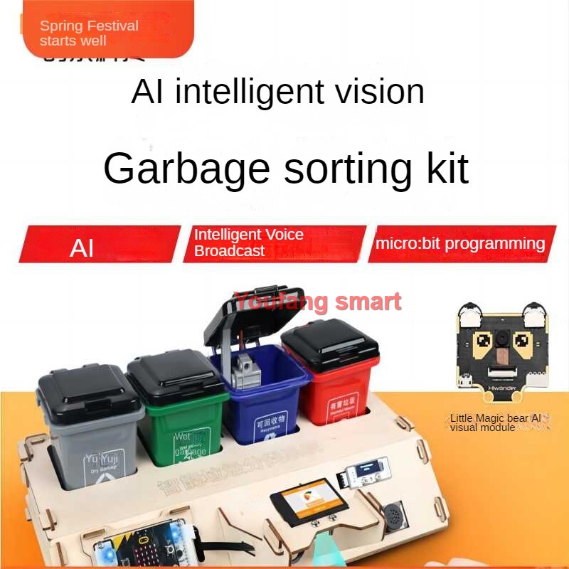 ชุดหุ่นยนต์คัดแยกขยะ AI พร้อมร - Microbit บทวิจารณ์และราคา